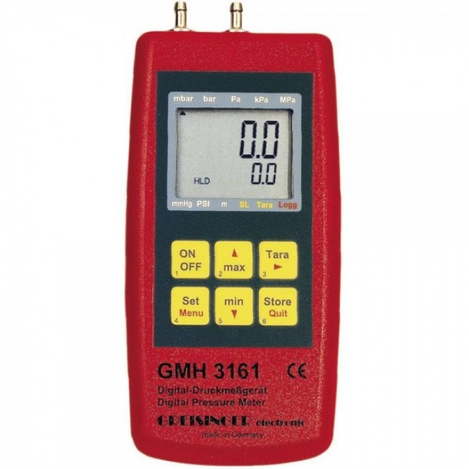 Micro-Manômetro diferencial digital portátil (-500 a +500 Pa) GMH3161020000 - InstruFiber