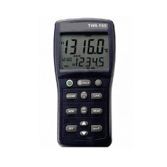 TERMÔMETRO DIGITAL PORTÁTIL TIPO K, J, E, T, R, S, N COM DATALOGGER E RS-232 THR150 - INSTRUFIBER