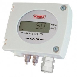 Transmissor De Pressão Diferencial -500 +1000Pa, CP101AO- KIMO - InstruFiber