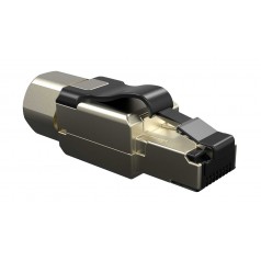 CONECTOR RJ45 MACHO DE CAMPO CAT.6 INDUSTRIAL BLINDADO - instruFiber