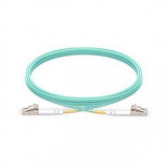 Cordão Óptico Duplex MM Acqua OM3 10 Gigabit 50/125µ LC-PC/LC-PC 2,5m - InstruFiber