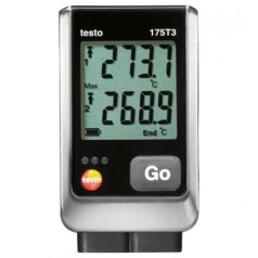 TESTO175T3 DATA LOGGER DE TEMPERATURA DE 2 CANAIS COM CONEXÕES A SENSOR EXTERNO (TP TIPO T E TIPO K) - INSTRUFIBER