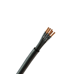 CABO COMANDO/CONTROLE 6X0,75 MM² SEM BLINDAGEM PRETO - INSTRUFIBER