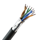 CABO DE REDE CAT5e 4PX24 AWG DUPLA CAPA E BLINDADO PRETO - INSTRUFIBER