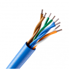 CABO DE REDE CAT5 4PX24 AWG AZUL - INSTRUFIBER