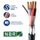 Cabo Instrumentação/Sinal 1X4X0,50 mm² Blindagem Total + Dreno Preto - INSTRUFIBER