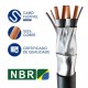 CABO INSTRUMENTAÇÃO/SINAL 2X2X0,50 MM² BLINDAGEM INDIVIDUAL E TOTAL + DRENO PRETO - INSTRUFIBER