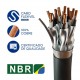 CABO INSTRUMENTAÇÃO/SINAL 4X2X1,00 MM² BLINDAGEM INDIVIDUAL E TOTAL + DRENO PRETO - INSTRUFIBER