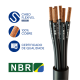 CABO COMANDO/CONTROLE 2X6,00 MM² SEM BLINDAGEM PRETO - INSTRUFIBER