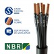 CABO COMANDO/CONTROLE 10X0,75 MM² SEM BLINDAGEM PRETO - INSTRUFIBER