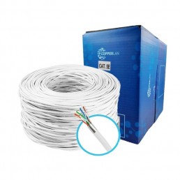 Cabo de Rede Cat.5e UTP 4PX24AWG Branco (Bobina com 305 metros) - INSTRUFIBER