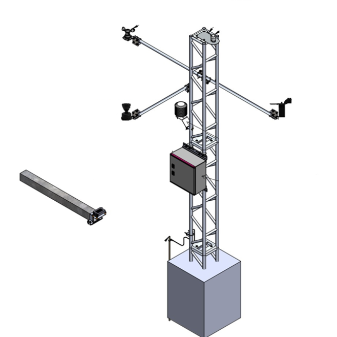 Torre de alumínio de 3m - T3M - INSTRUFIBER