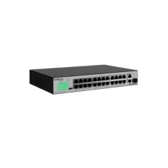 SWITCH S1026F-P INTELBRAS: 24 PORTAS POE FAST ETHERNET + 2 GIGABIT + SFP - INSTRUFIBER