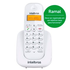 RAMAL SEM FIO INTELBRAS TS 3111 BRANCO - INSTRUFIBER