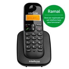 RAMAL SEM FIO DIGITAL TS 3111 PRETO - INSTRUFIBER