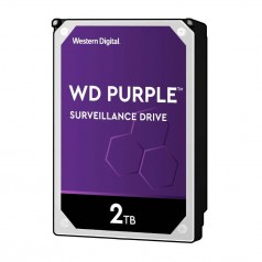 HDD WD PURPLE 2TB PARA CFTV - WD22PURZ - INSTRUFIBER