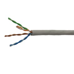 Cabo de Rede CAT6 Nexans Cinza Essentials 23AWG - INSTRUFIBER