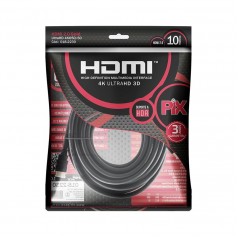 Cabo HDMI 2.0 10 Metros Ultra HD 4K 19 Pinos @60Hz - INSTRUFIBER