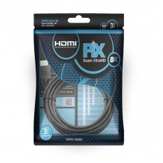 Cabo HDMI 2.1 3 Metros 8K Ultra HD 018-1030 - INSTRUFIBER