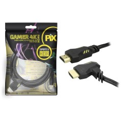 Cabo HDMI Gamer 3 Metros 2.0 4K Ultra HD 19 Pinos @60Hz - INSTRUFIBER