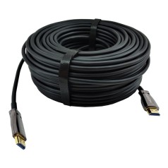 Cabo HDMI 2.0 80 Metros Fibra Óptica 4k Ultra HD 19 Pinos @60Hz - INSTRUFIBER