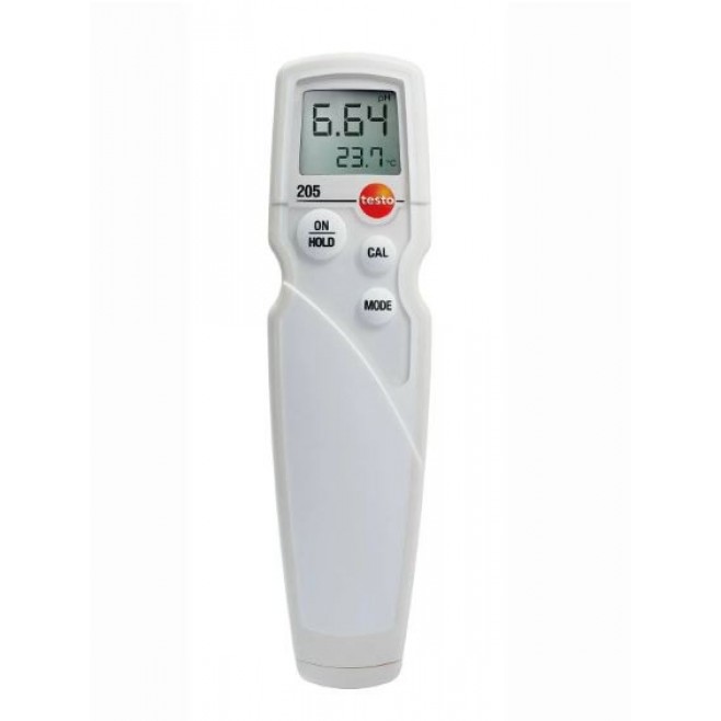 Testo205 - Instrumento de medição de pH / temperatura para meios semi-sólidos - INSTRUFIBER