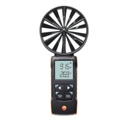 TESTO417 ANEMÔMETRO COM MOLINETE INTEGRADO DE 100 MM E MEDIÇÃO DA TEMPERATURA - INSTRUFIBER