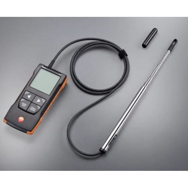 TESTO425 - Anemômetro de fio quente digital com conexão de aplicativo - INSTRUFIBER