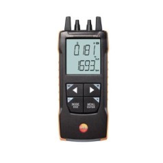 Testo5121 - Manômetro digital pressão diferencial 0 a 200 hpa - INSTRUFIBER