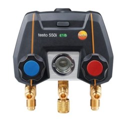 Testo550i - Manifold digital controlado por aplicativo com Bluetooth e bloco de válvulas de 2 vias - INSTRUFIBER