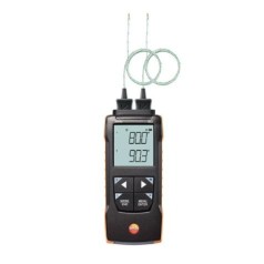 Testo922 - Termômetro digital 2 canais tipo K -50 a 1000ºC - INSTRUFIBER