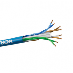 Cabo UTP Cat6 CM 4 Pares Azul Megatron - (venda por metro / rolos) - INSTRUFIBER