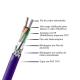 CABO PROFIBUS DP 1PX22 AWG LILAS - INSTRUFIBER