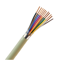 Cabo Manga 10X24 Awg Blindado Fita Aluminizada Verde/Palha - INSTRUFIBER