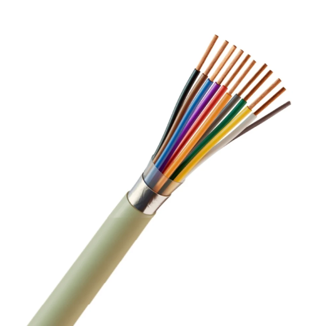 Cabo Manga 10X24 Awg Blindado Fita Aluminizada Verde/Palha - INSTRUFIBER