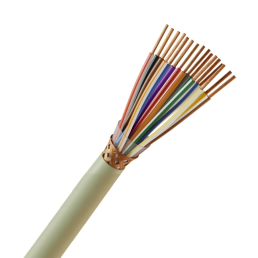 Cabo Manga 16X22 Awg Blindado Malha de Cobre Verde/palha - INSTRUFIBER