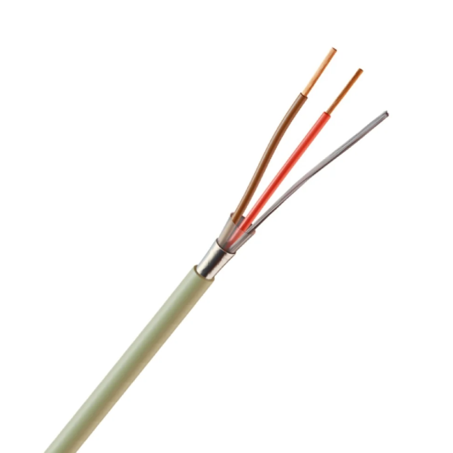 Cabo Manga 2X24 Awg Blindado Fita Aluminizada Verde/Palha - INSTRUFIBER