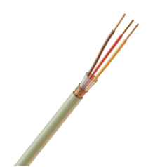 Cabo Manga 3X26 Awg Blindado Malha de Cobre Verde/Palha - INSTRUFIBER