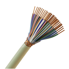 Cabo Manga 32X24 Awg Blindado Malha de Cobre Verde/Palha - INSTRUFIBER