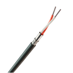 Cabo AFS 1px20 Awg Blindagem em Fita Aluminizada + Malha de Cobre Estanhado Preto - INSTRUFIBER