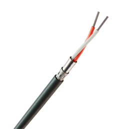 Cabo AFS 1px20 Awg Blindagem em Fita Aluminizada + Malha de Cobre Estanhado Preto - INSTRUFIBER