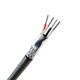 Cabo AFS 2px18 Awg Blindagem em Fita Aluminizada + Malha de Cobre Estanhado Preto - INSTRUFIBER