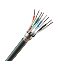 Cabo AFS 4px18 Awg Blindagem em Fita Aluminizada +Malha de Cobre Estanhada Preto - INSTRUFIBER