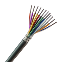 Cabo AFT 12x20 Awg Blindado em Malha de Cobre Estanhado Preto - INSTRUFIBER