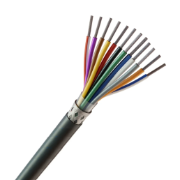 Cabo AFT 12X18 Awg Blindado em Malha de Cobre Estanhado Preto - INSTRUFIBER