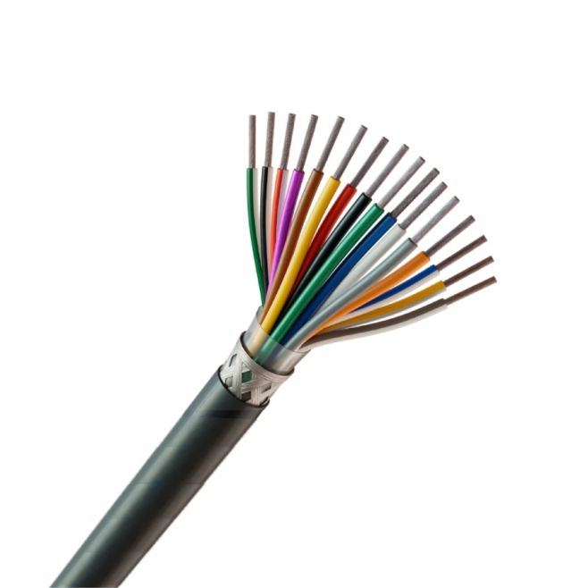 Cabo AFT 16x18 Awg Blindado em Malha de Cobre Estanhado Preto - INSTRUFIBER