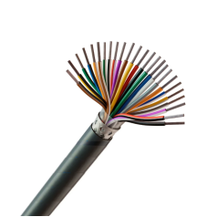 Cabo AFT 25x18 Awg Blindado em Malha de Cobre Estanhado Preto - INSTRUFIBER