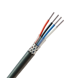 Cabo AFT 4x16 Awg Blindado em Malha de Cobre Estanhado Preto - INSTRUFIBER