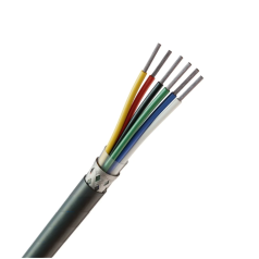 Cabo AFT 6x26 Awg Blindado em Malha de Cobre Estanhado Preto - INSTRUFIBER