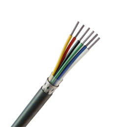 Cabo AFT 6x18 Awg Blindado em Malha de Cobre Estanhado Preto - INSTRUFIBER